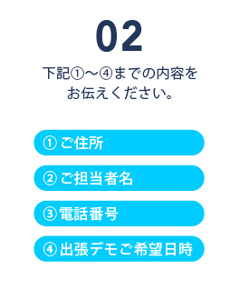 02住所・お名前・電話番号・希望日時